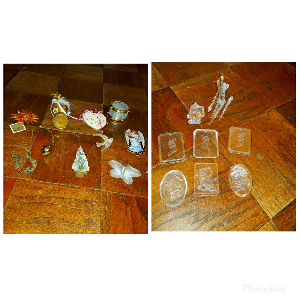 VTG Christmas ornament 22 piece lot